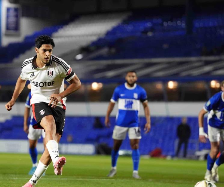 Anota Raúl Jiménez y el Fulham avanza en la EFL Cup de Inglaterra