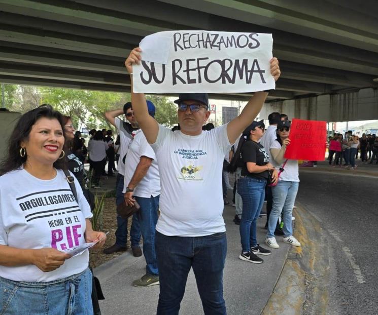 Siguen sin parar manifestaciones de empleados del Poder Judicial