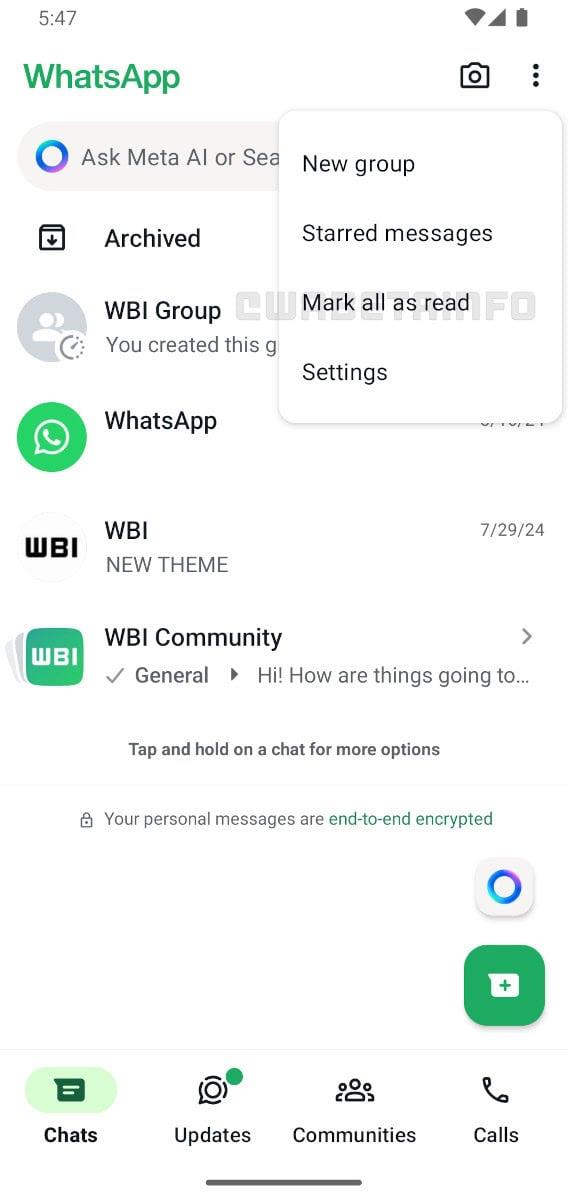 WhatsApp permitirá marcar todo como leído