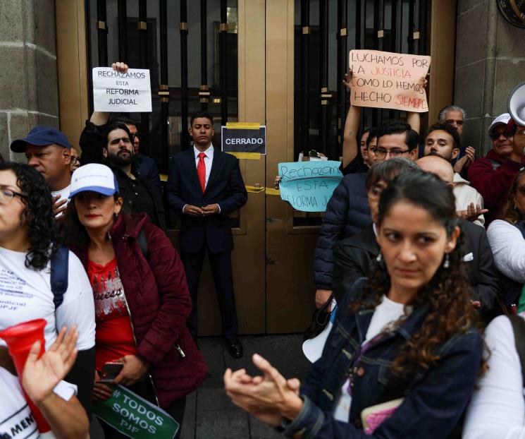 Paro seguirá hasta que caiga reforma judicial: trabajadores del PJF