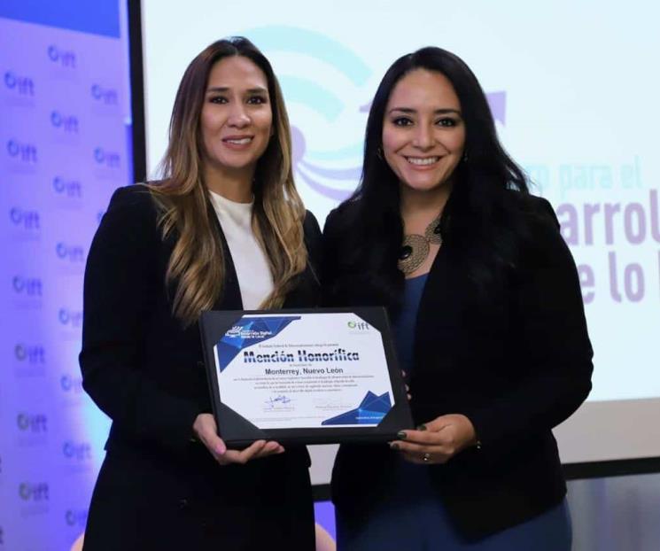 Recibe Monterrey mención honorífica por parte del IFT