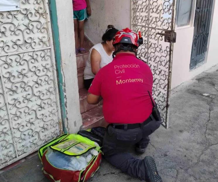 Sufre mujer quemaduras por flamazo en tanque de gas