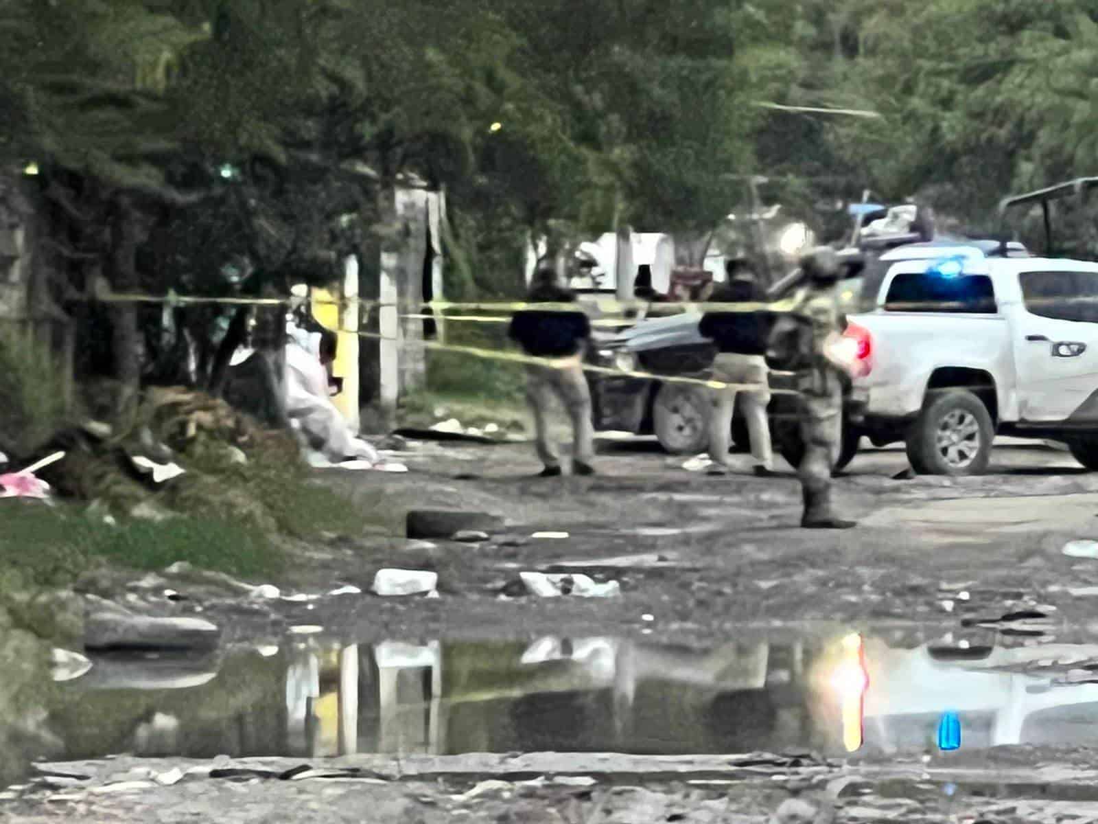 Un hombre fue ajusticiado a balazos y su cuerpo quedó en un camino de terracería, los agresores escaparon, al norte de Monterrey.