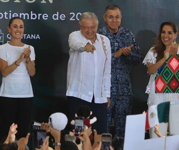 AMLO está entre los mejores presidentes de México, dice Sheinbaum