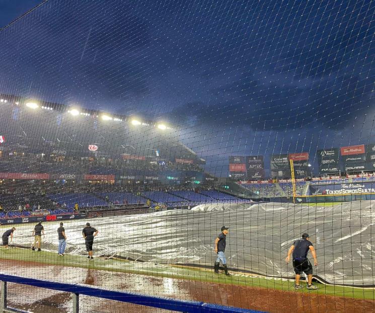 Suspenden el juego 3 de la Serie del Rey por lluvias