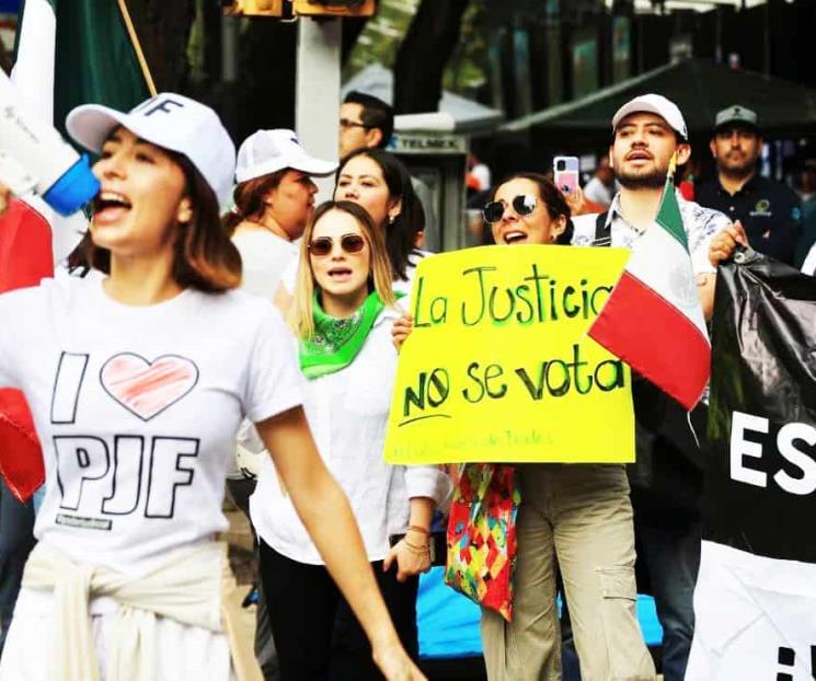 Manifestantes del PJF planean movilizarse a la Cámara Alta