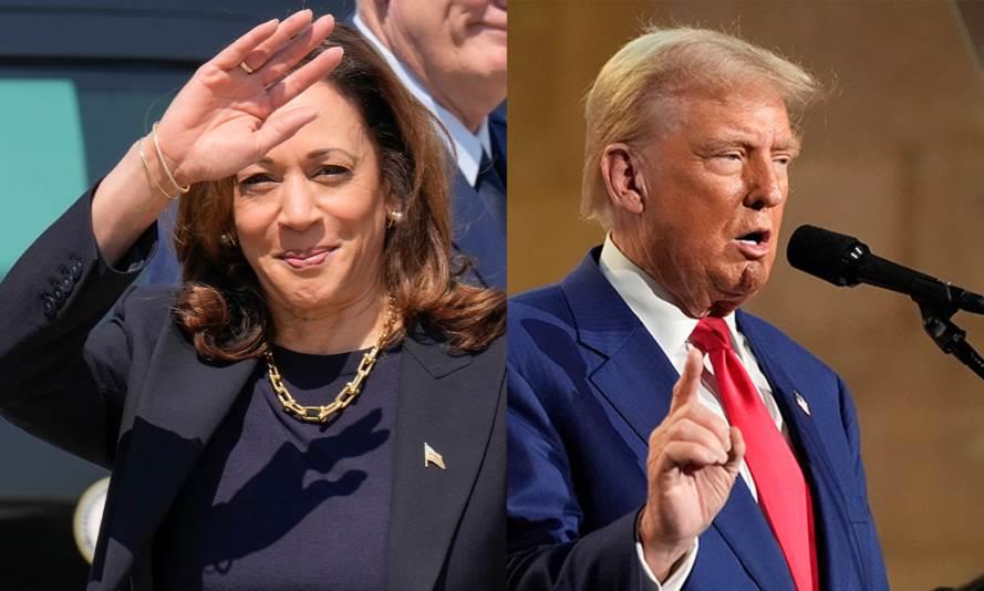 Se declaran listos Harris y Trump para debatir