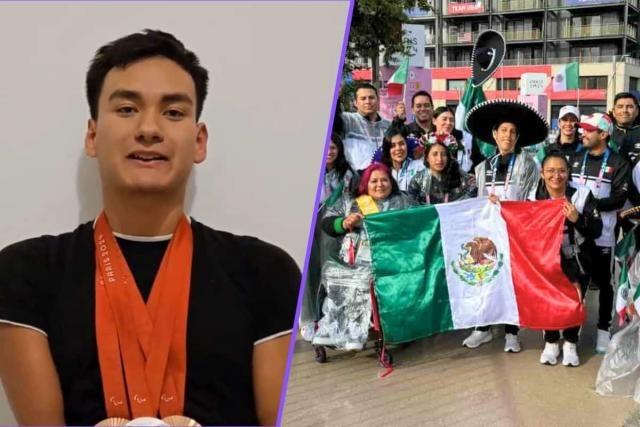 Llega a CDMX el triple medallista paralímpico Ángel Camacho