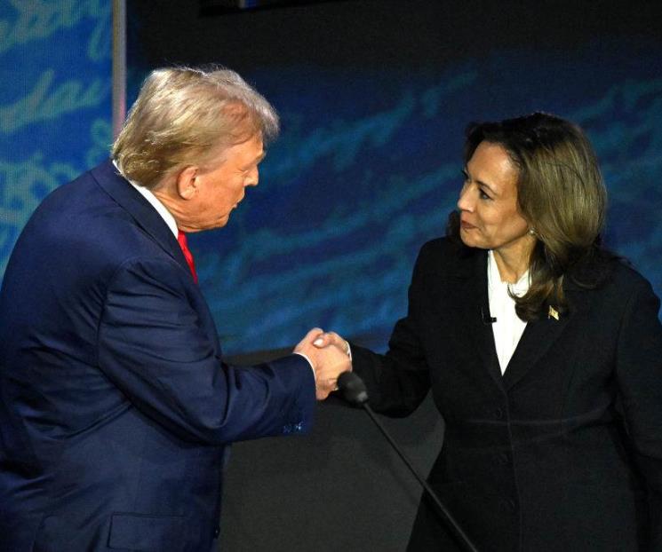 Pierde Trump los estribos en debate con Kamala Harris