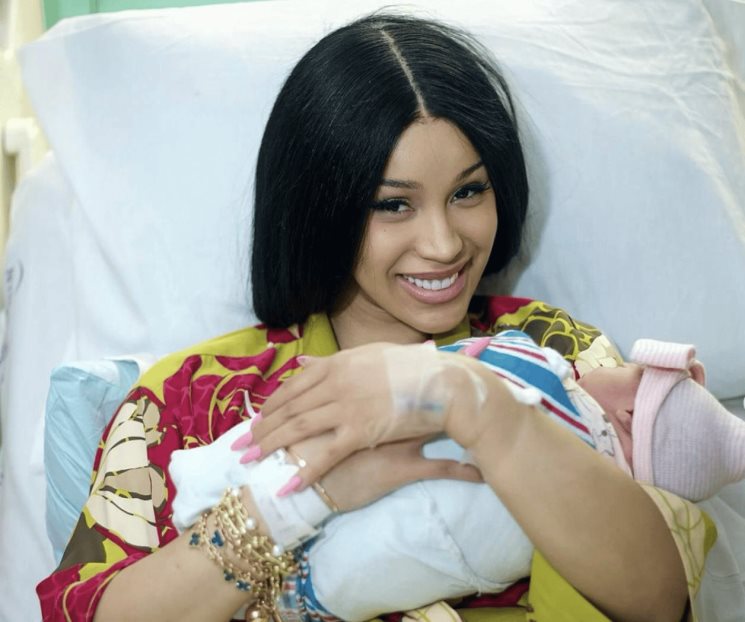 Cardi B se convierte en madre por tercera vez