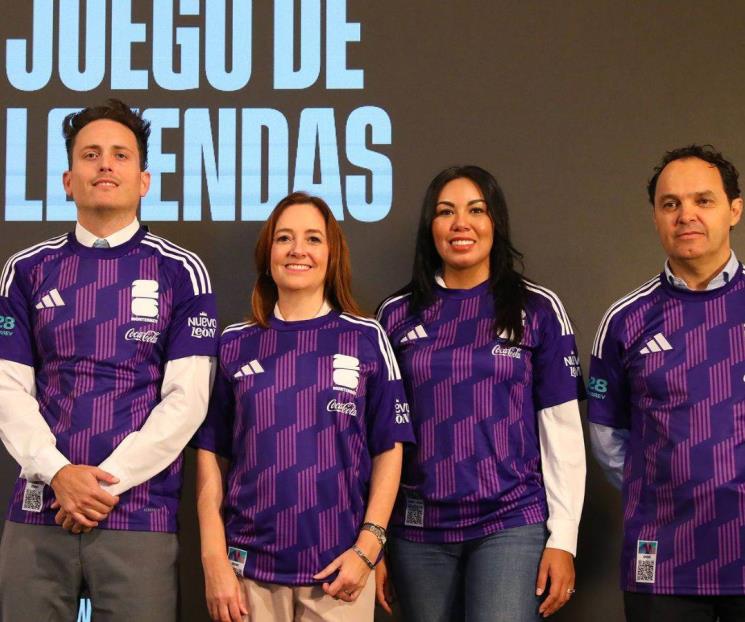 Presentan jersey por juego de leyendas