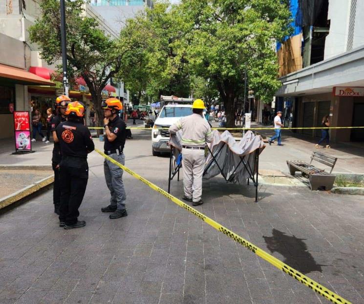 Alarma explosión en Plaza Morelos