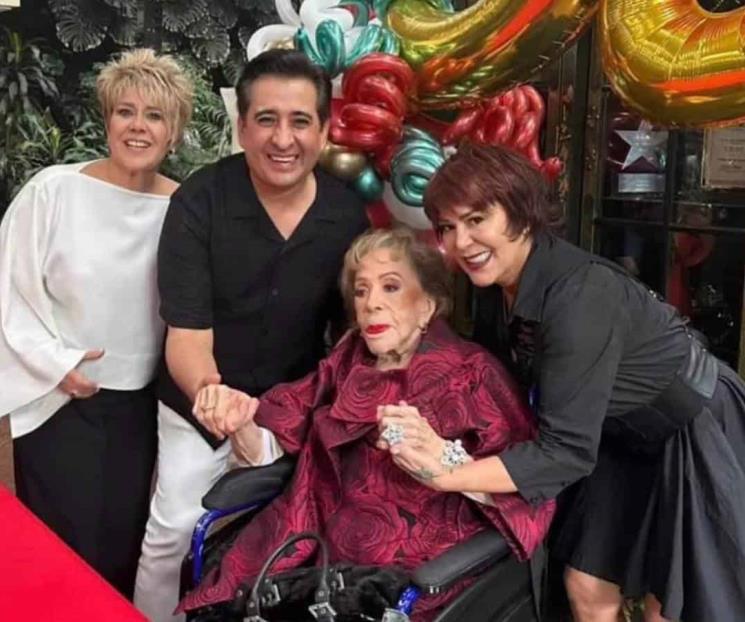 Celebra Silvia Pinal su cumpleaños 94