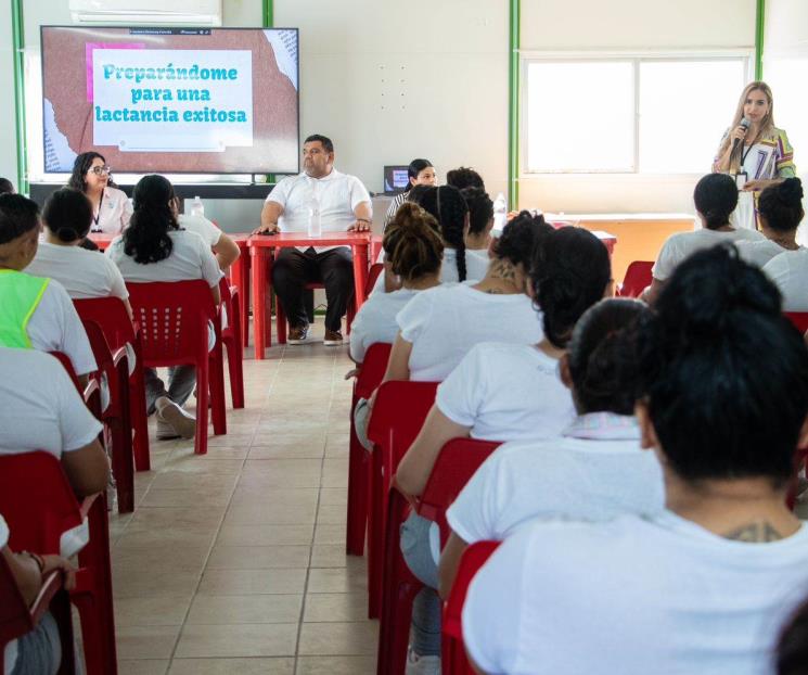 Comparten con internas los derechos de la maternidad