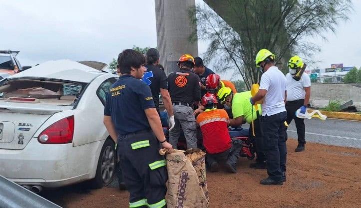 Choque múltiple en Avenida Constitución deja 3 lesionados