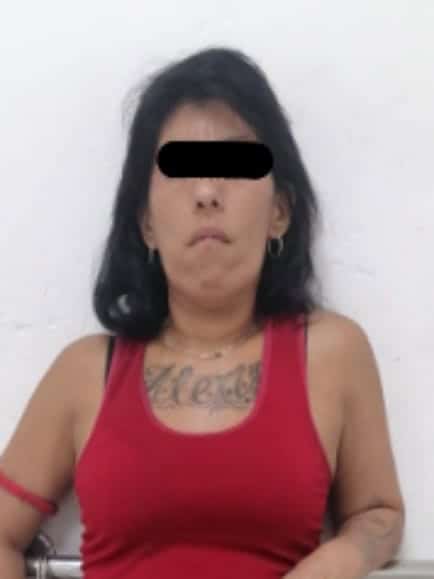 En posesión de droga conocida como "cristal", una mujer fue detenida por elementos de la Secretaría de Seguridad Ciudadana de Escobedo, en la Colonia Río Pesquería, donde se intoxicaba con una pipa.