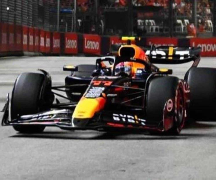 Es Checo Pérez décimo cuarto y octavo en P1 y P2 de Singapur 