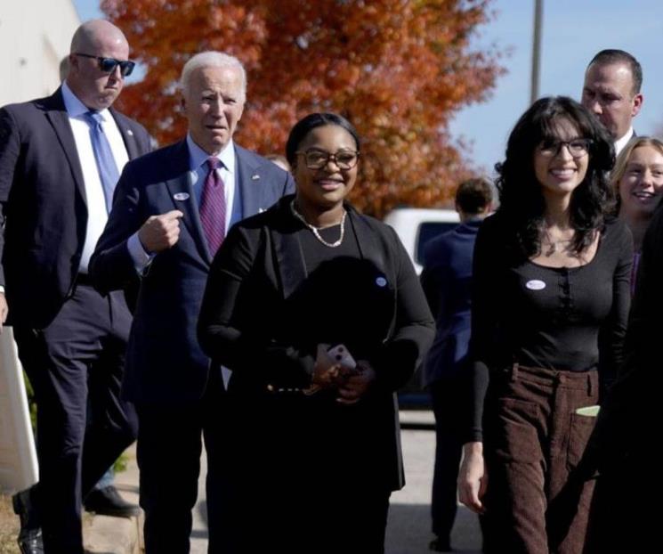 Biden vota antes de las elecciones presidenciales de Estados Unidos