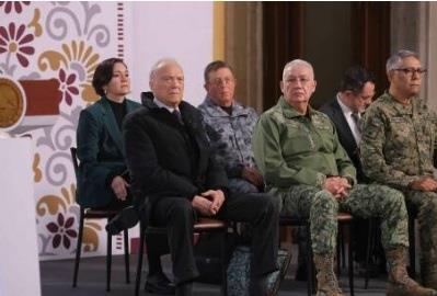 Gertz Manero presente en la mañanera de Sheinbaum