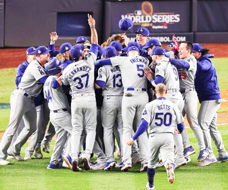 Se coronan los Dodgers en la Serie Mundial