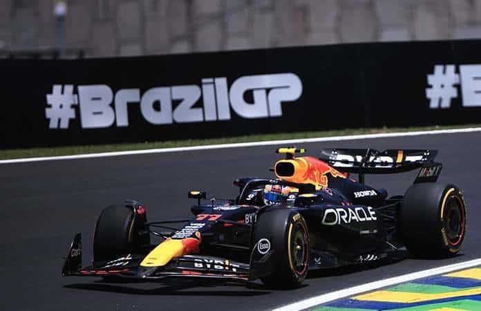 Termina Checo en octavo lugar de carrera corta en GP de Brasil